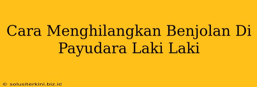 Cara Menghilangkan Benjolan Di Payudara Laki Laki