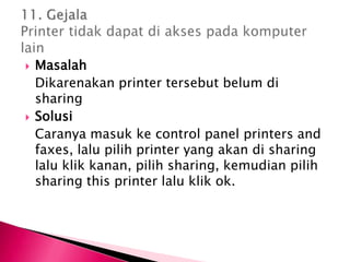 Mengatasi Printer Jaringan Error di Laptop: Panduan Lengkap dan Praktis