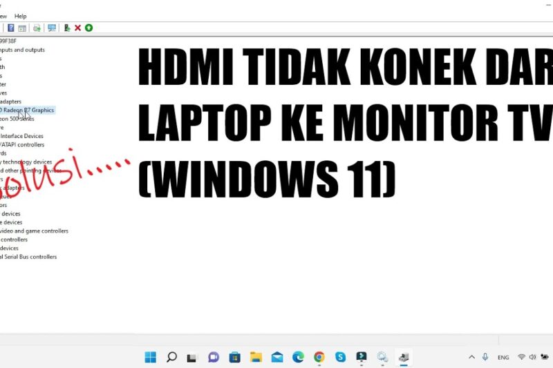 Layar Laptop Gelap Gulita? Ini Dia Solusi HDMI Laptop Tidak Terdeteksi yang Ampuh!